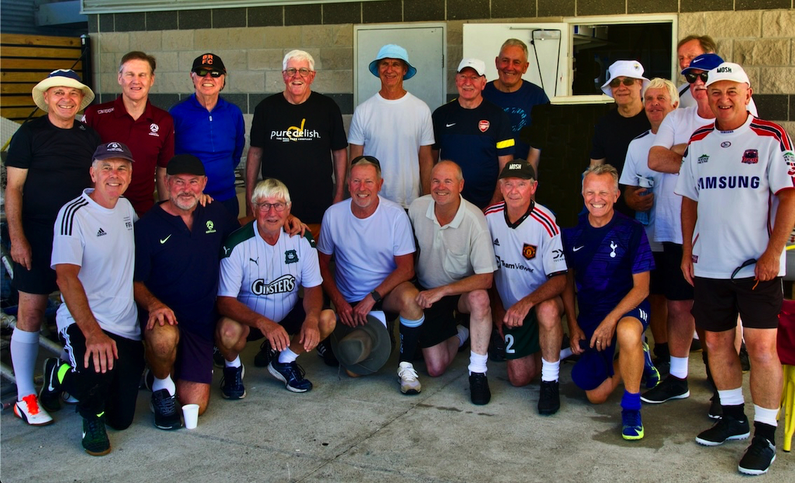 Walking Football - Walkeroo 70s inaugural group